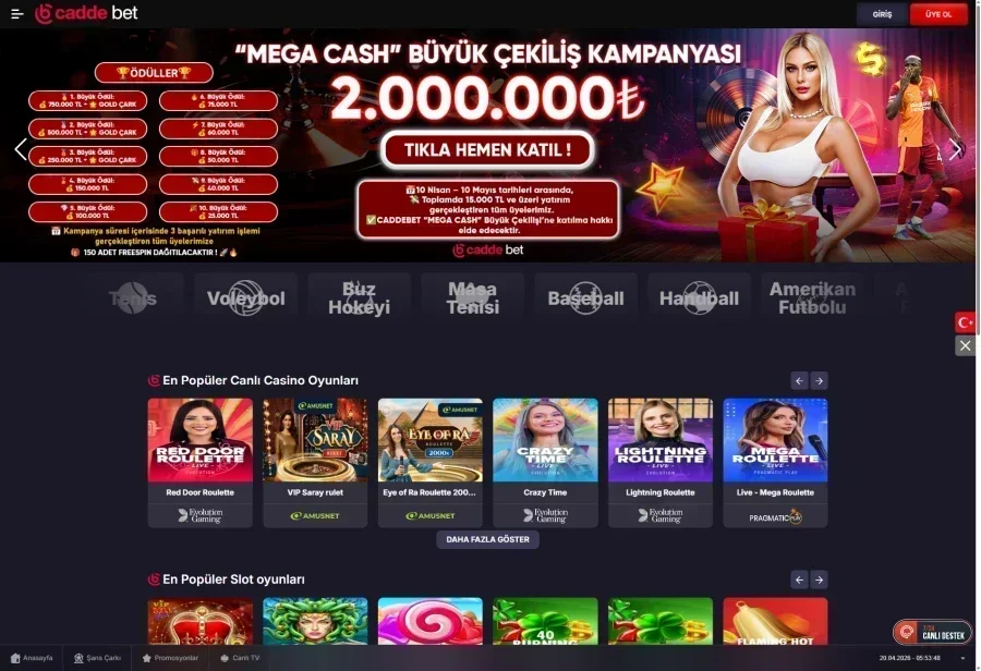 Caddebet ekran görüntüsü